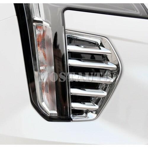 For Cadillac XT4 2018-2019 ABS Chromed Front Fog Light Cover Trim Trims 2pcs Car Accessories Interior Car Decor Car Trim