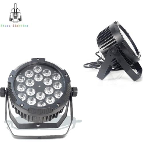 IP65 Waterproof led Par Lights 18x18W RGBWA UV 6IN1 18X12W RGBW 4in1 Outdoor LED PAR DMX Control Stage DJ Equipment Disco Lights