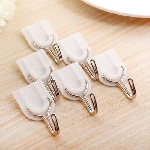 1/5/10Pcs Strong Self Adhesive Door Wall Hangers Hooks Suction Heavy Load Rack Cup Sucker for Kitchen Bathroom crochet