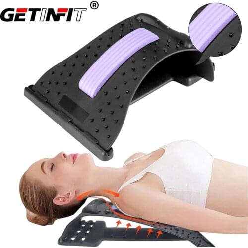 Getinfit Neck Stretch Massage Magnetic Therapy Acupressure Fitness Equipment Cervical Spine Support Relax Muscles