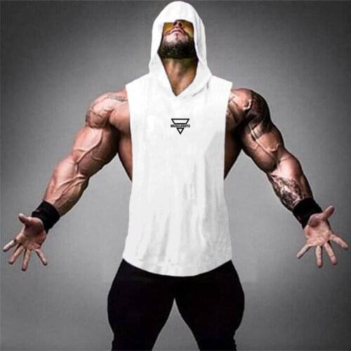 New Brand Fashion Cotton Sleeveless Shirts Tank Tops Men Fitness Sport Singlet Clothing Bodybuilding Workout Gym Vest Fitness