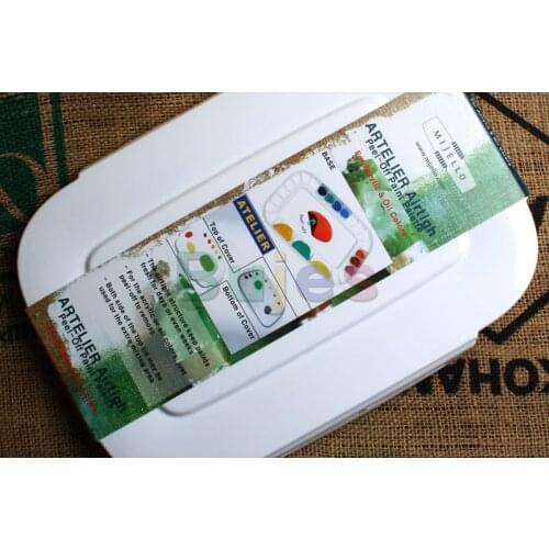 MIJELLO Acrylic Oil Colors Palette Various Airtight Peel-Off Palette MAP-3025,Easy to Clean by Exfoliating Off the Dry Color