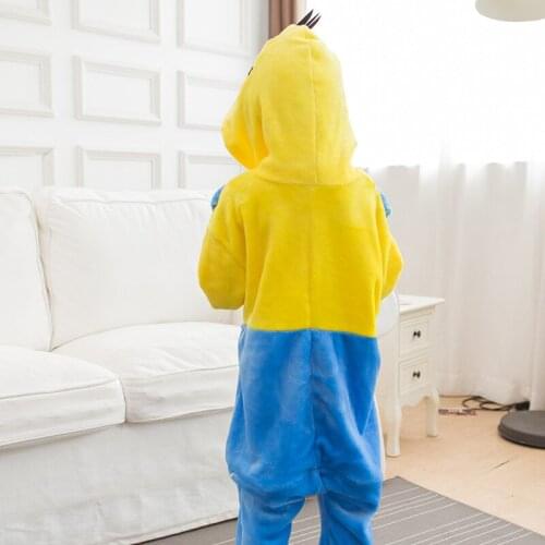 Kigurumi Blue Pocket Kids Pajamas Pijamas For Children Animal Cartoon Blanket Baby Costume Winter Boy Girl Onesie Sleepwear
