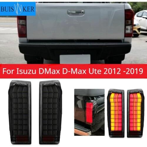 Right/Left Tail Light Rear Lamp LED For Isuzu DMax D-Max Ute 2012 2013 2014 2015 2016 2017 2018 2019 4300-5400K Auto Car Styling