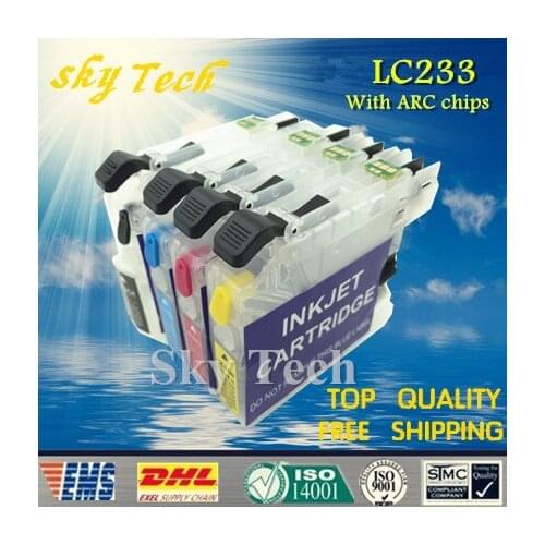 Empty refill cartridge suit for Brother LC233 ,LC-233 For Brother J562DW J480DW J680DW J880DW J4620DW J5720D J5320DW J4120DW etc