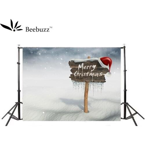 Christmas background Photography studio photophone photo Winter snow, frozen road sign Family holiday party photos