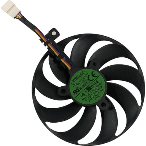 RTX 7Pin Power Plug T129215SU RTX 2080 2080 Ti GPU Cooler Fans For ASUS ROG STRIX RTX2080 RTX2080Ti GAMING Cards Cooling