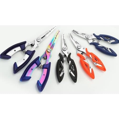Fishing Plier Scissor Braid Line Lure Cutter Hook Remover etc Tackle Tool Cutting Fish Use Tongs Multifunction Scissors