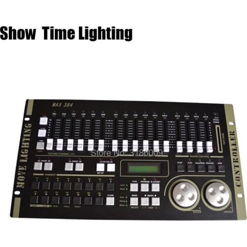 SHOW TIME Max 384 DMX Controller Stage light DMX Master console for XLR-3 led par beam moving head DJ light stage effect light