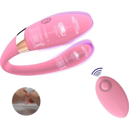 Sex Toy For Women USB Rechargeable U Type Vibrating Dildo Remote Control G Spot Clitoris Anal Stimulate Adult Toy For Couple Men