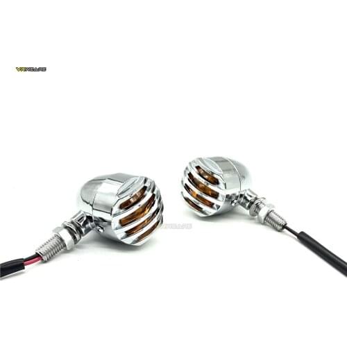 General Bullet Motorcycle Turn Signal Tail Light Bobber Chopper Cafe Racer Indicator Lamp for Harley Davidson Dyna Street Glide