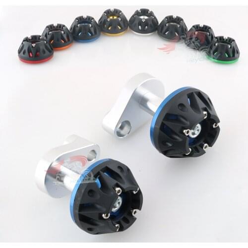 Motorcycle CNC Frame Sliders Crash Pads Protector For Kawasaki Ninja ZX10R ZX 10R 2004 2005 NEW