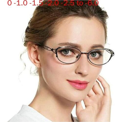 MINCL 2019 New Fashion Oval Metal Frame Photochromic Sunglasses Vintage Myopia Transition Nearsighted Optical Glasses NX