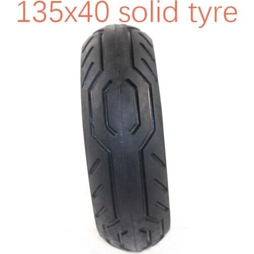 High quality 135x40 mm Electric scooter solid rubber tires for trolley scooter Wheelchair wheel135*40 Non inflatable tyres