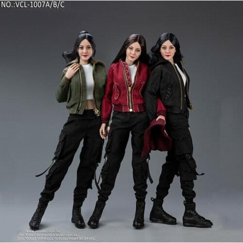 1/6 VERYOOL VCL-1007 Female Jacket Sport Suit Fit 12'' Action Figure Body