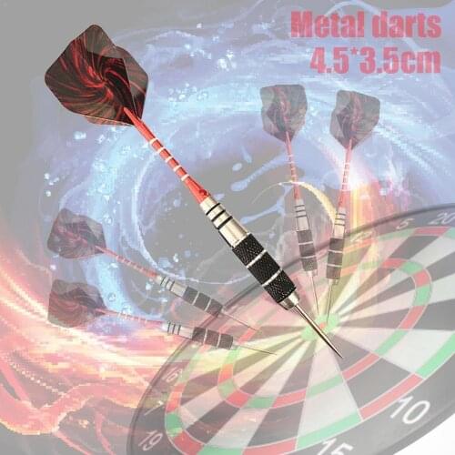 1pcs 22g Tungsten Steel Darts Sports Entertainment Flight Plated Nickel Random Color Dart PET Body Copper Rod Dart R7E7