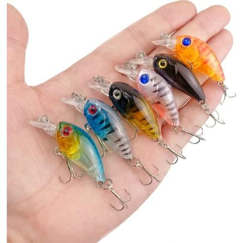 1PCS Minnow Fishing Lure 45mm 3.6g Topwater Hard Bait Wobbler Jig Bait Crankbait Carp Striped Bass Pesca Fishing Tackle SwimBait