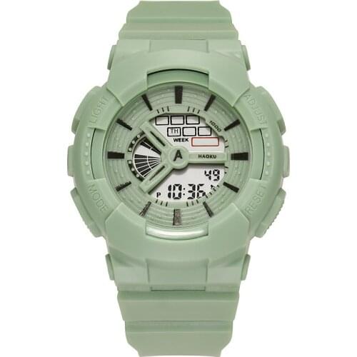 100pcs/Lot Fashion Sport Digital Students Watches Cute Candy Color Wristwatch Casual Round Dial Watch For Women Girl Wholesale