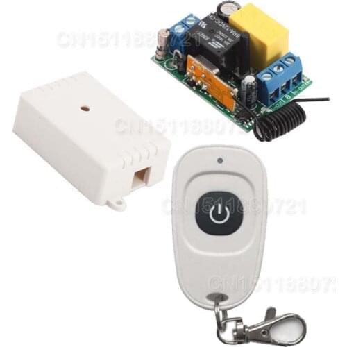 220V Mini Remote Switch 315/433.92 ASK Support RF Broad*link RM2 RM-pro Learning Code Receiver Light Lamp LED Power Remote ONOFF