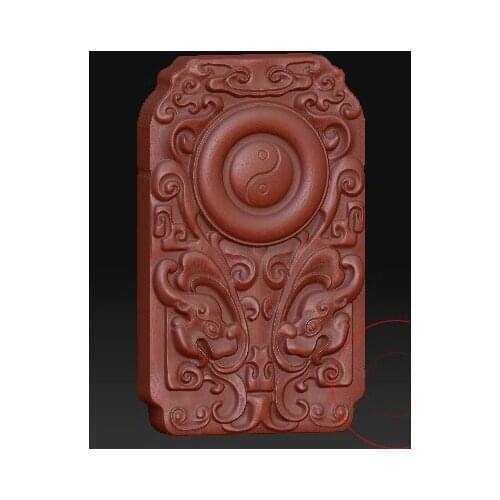 3d model relief for cnc in STL file format Heaven and Earth