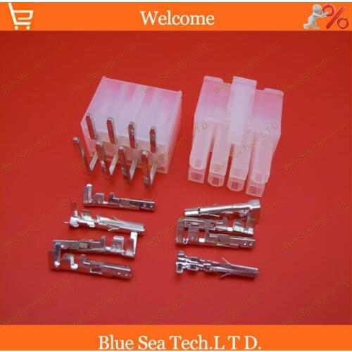 8 Pin/way bend pin 4.2mm 5557&5569 wire terminals electrical connector plug for PCB/car/motorcycle/boat ect