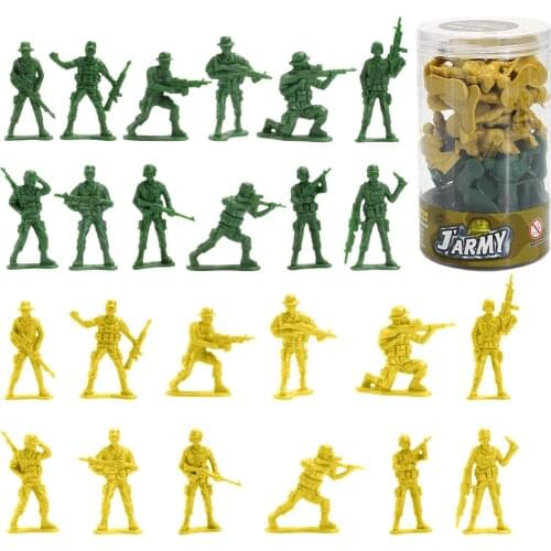 Viikondo Army men Toy-72pcs Soldier Model Army with 12 action figure Play Set&Military Toy for boys