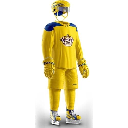 COLDOUTDOOR ice hockey uniforms including jersey socks and pant shell
