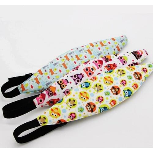 Infant Car Safety Seat Head Fixing Auxiliary Cotton Belt Sleep Nap Head Support Strap Doze Band for Baby Pram Protection Product