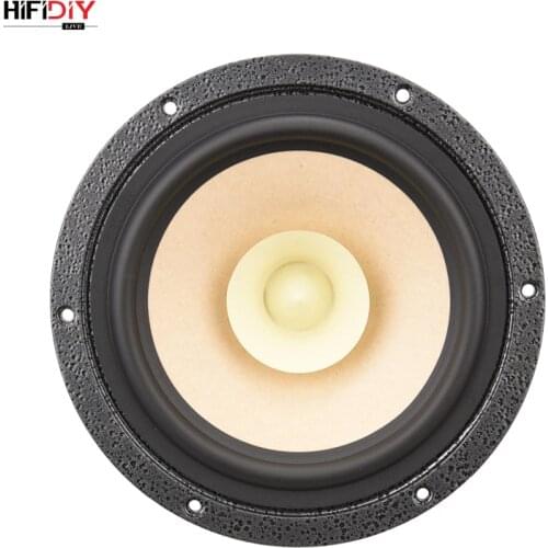 HIFIDIY LIVE 6.5 inch 7'' 182mm Full frequency speaker unit 8OHM 120W High midbass loudspeaker QF6A hi-fi AUDUO speakers