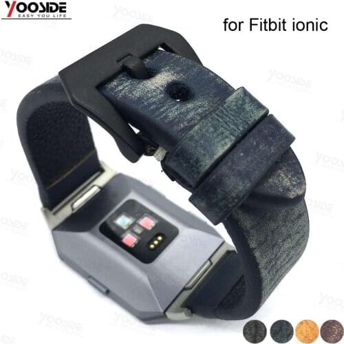 For Fitbit Ionic Perforated Leather Accessory Band Bracelet Watchband For Fitbit Ionic Smart Fitne