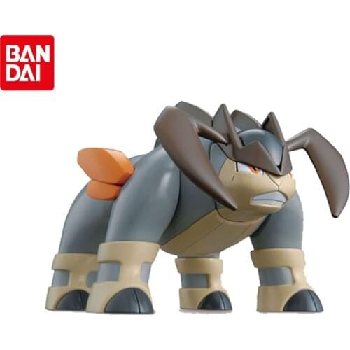 BANDAI Genuine Assemble Model Pokemon Anime Figures Evolution series 25 Terrakion Action Figure Model Toys Gifts For Children