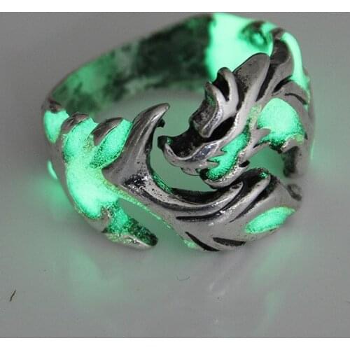 Personalized Mens and Womens Rings Bar Essential Accessories Retro National Wind Dragon Fashion Halloween Jewelry Gift