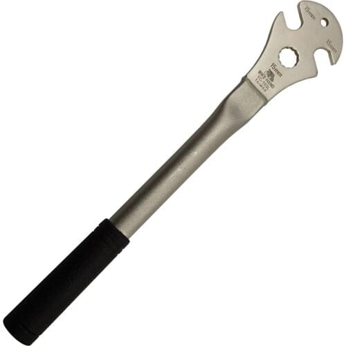 Bike Pedal Wrench 15mm Rubber Coated Handle Pedals Remover Spanner Tool