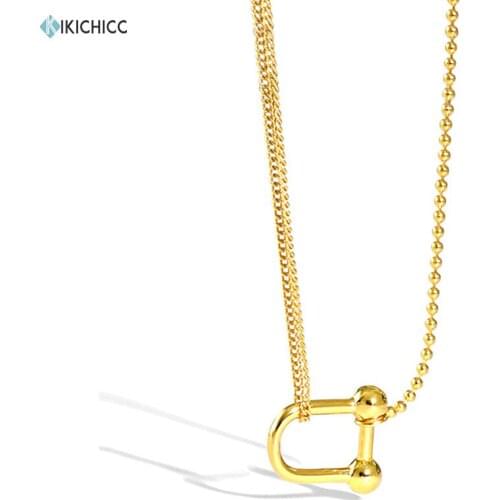 Kikichicc 925 Sterling Silver Gold Musical Note Horoscope Pendant Luxury Necklace 2020 Rock Punk Fashion Fine Jewelry For Women