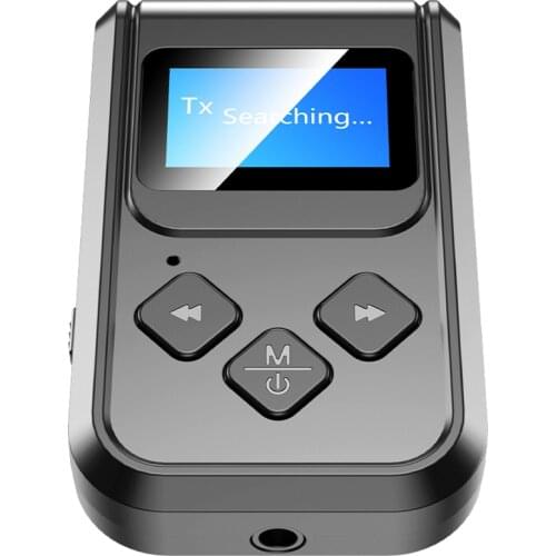 ZIIDOO Bluetooth 5.0 Transmitter and Receiver, 3-in-1 Wireless Bluetooth Adapter,Low Latency Bluetooth Audio Adapte