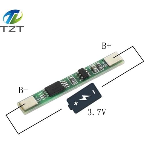 10PCS/LOT 1S 3.7V 3A li-ion BMS PCM battery protection board pcm for 18650 lithium ion li battery