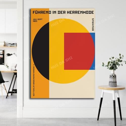 Bauhaus Poster, Sütterlin Badenerstrasse, Ausstellung, Digital Print, Minimalistic Printable Art, Modernist Bedroom Decor
