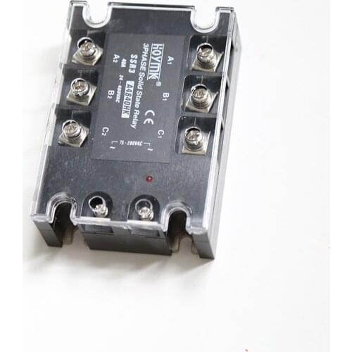 Universal good quality 3 Phase 40A AC Solid State Relay SSR3 A4840HK Electronic Switch