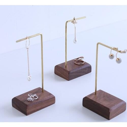 Solid Wood Earrings Display Riser Jewelry Display Stand Earrings Display Stand