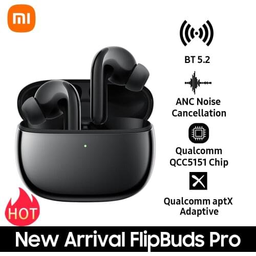 Xiaomi FlipBuds Pro Noise Cancellation Earphone BT5.2 Headset aptX Adaptive/ANC Noise Cancellation/11mm Ultra Dynamic Headphone
