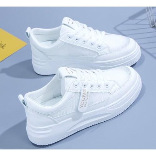 Women Sneakers Fashion Shoes Spring Trend Casual Flats Sneakers Female New Fashion Comfort White Vulcanized Platform Shoes