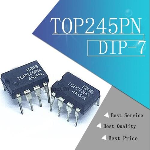 1PCS/lot TOP245PN TOP245 DIP-7 Power management chip
