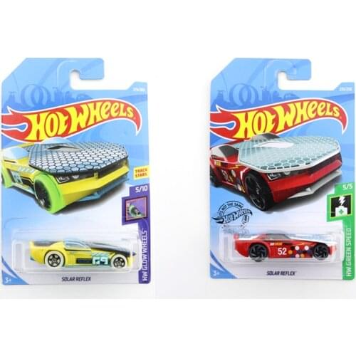 2018 SOLAR REFLEX Original Hot Wheels Mini Alloy Coupe 1/64 Metal Diecast Model Car Kids Toys Gift