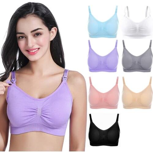 Maternity Bras Wirefree Nursing Pregnant Feeding maternity nursing bras Clothes Sagging Breastfeeding Womens Lactancia Bra