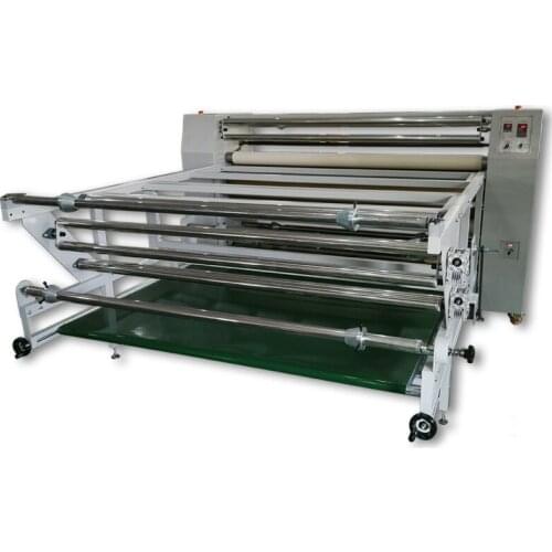 Factory hot sale 1.7m roller oil fabric heat transfer machine
