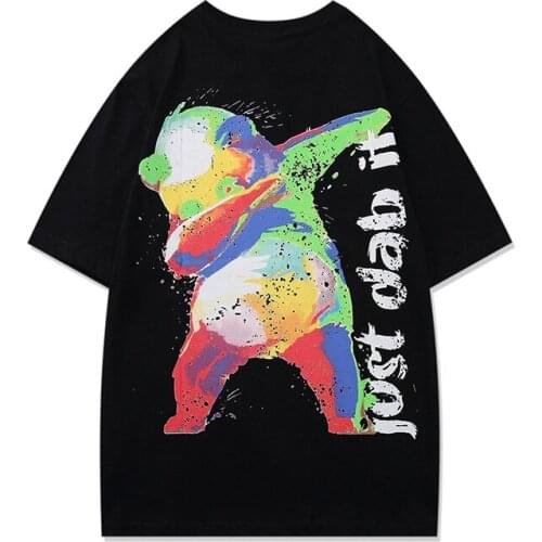 Summer T-shirt Men Women Harajuku Loose Fit T Shirts Hip Hop Tees Fashion Clothes Man Graphic Printed Tees Tshirt Drop Shipping