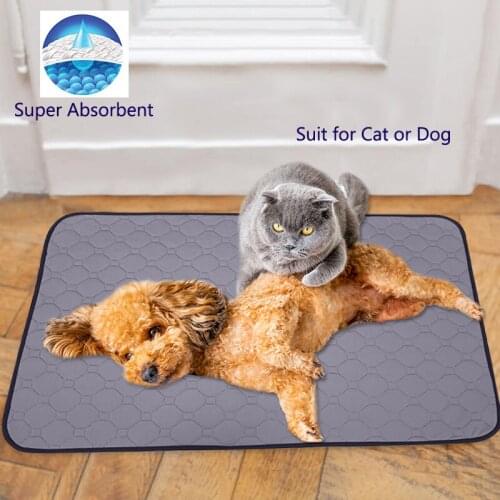 Highly Absorbent Reusable Washable Pet Training Pads with Leakproof Waterproof Bottom Fits Sofa Car Dogs house