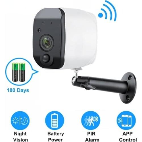 Tuya 1080P HD WiFi Camera Battery Powered Outdoor Wireless Security IP Camera Surveillance Weatherproof PIR Alarm Record Audio