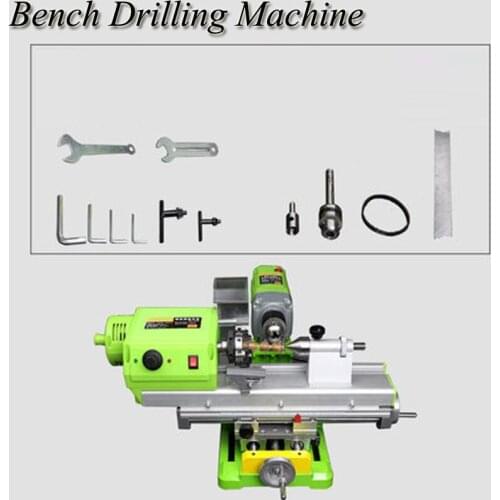 Miniature Beads Machine Home High Precision Small Lathe Processing Wood Bead Machine Automatic Small Bench Drill DT-1009