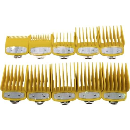 10PCS Barber Shop Styling Guide Comb Hair Trimmer Clipper Oil Head Limit Comb G99E
